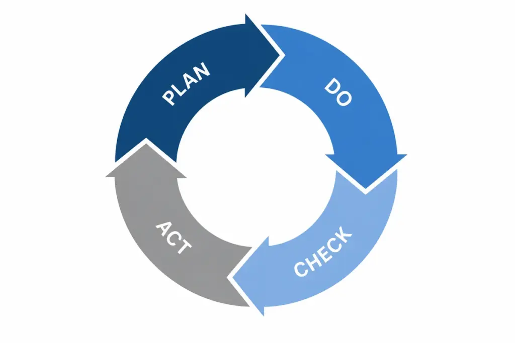 PDCA-Zyklus im Compliance-Management-System: Plan, Do, Check, Act